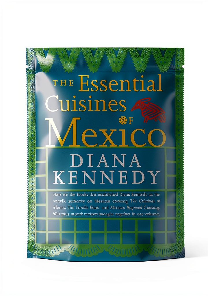 Installing Mexican Cookbook by Clarkson Potter on a wooden kitchen counter